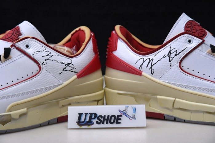 Air Jordan 2 Retro Low SP O-W White Red DJ4375-106