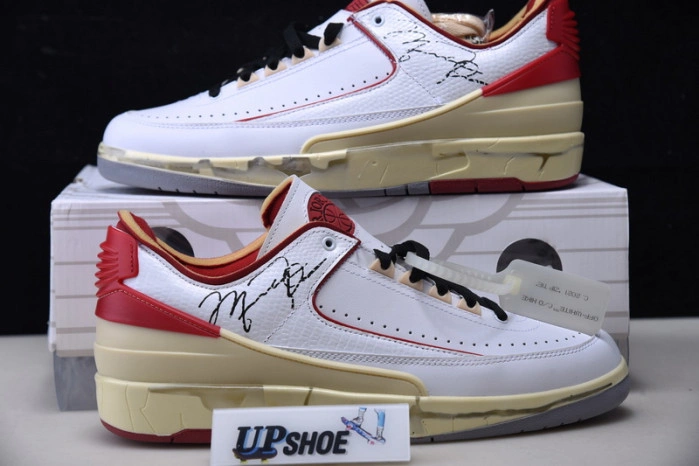 Air Jordan 2 Retro Low SP O-W White Red DJ4375-106