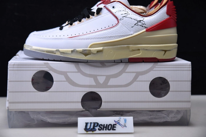 Air Jordan 2 Retro Low SP O-W White Red DJ4375-106