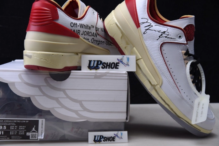 Air Jordan 2 Retro Low SP O-W White Red DJ4375-106