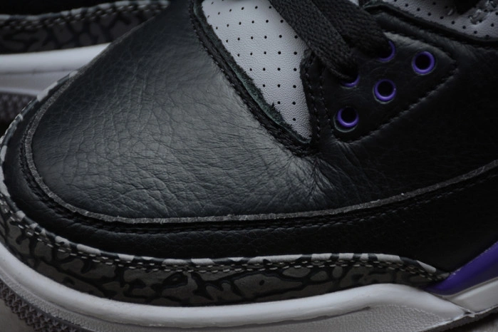 Air Jordan 3 Retro Black Court Purple CT8532-050