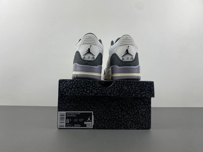 Air Jordan 3 “Cement Grey”  CT8532-106