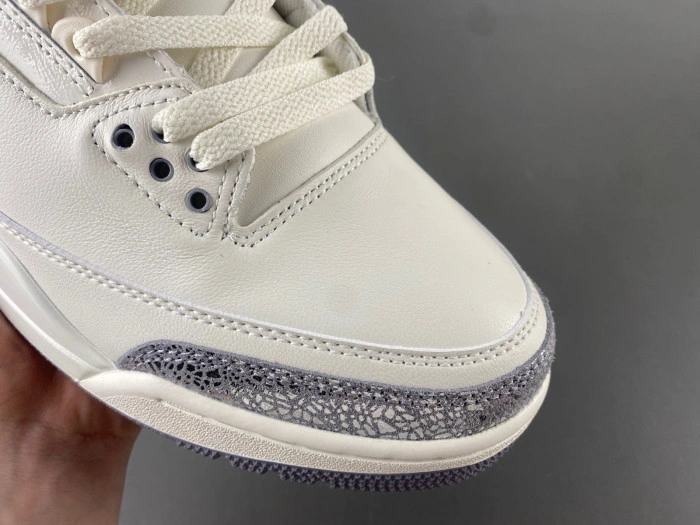 Air Jordan 3 “Sail Metallic Silver”    CK9246-100