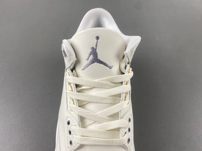 Air Jordan 3 “Sail Metallic Silver”    CK9246-100