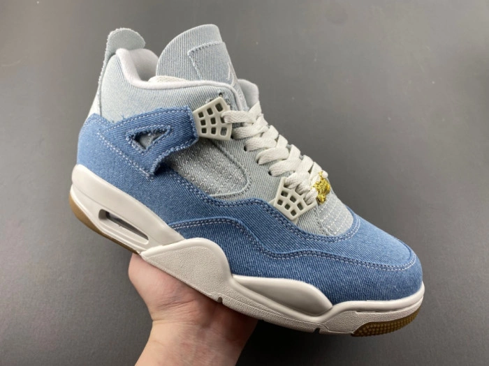 Air Jordan 4 Denim "Worn Blue”    IB6716-100