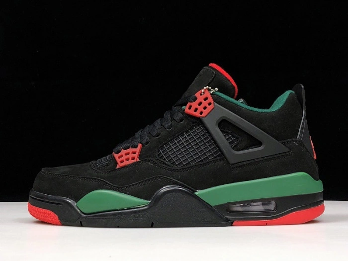 Air Jordan 4 NRG Black Gorge Green-Varsity Red AQ3816-063