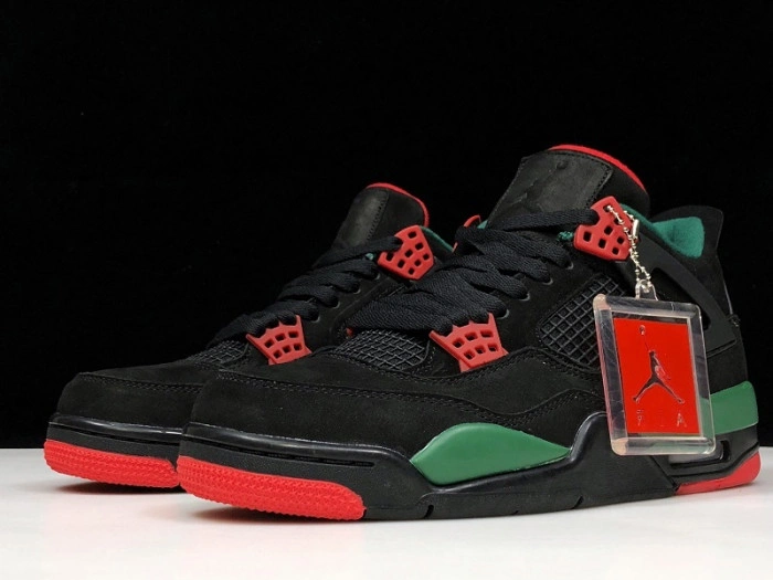 Air Jordan 4 NRG Black Gorge Green-Varsity Red AQ3816-063