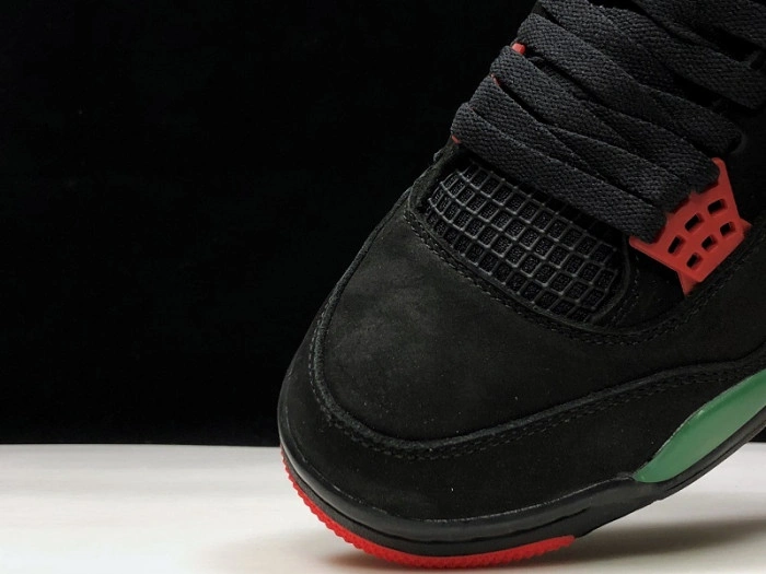 Air Jordan 4 NRG Black Gorge Green-Varsity Red AQ3816-063