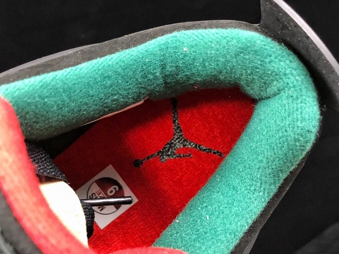 Air Jordan 4 NRG Black Gorge Green-Varsity Red AQ3816-063