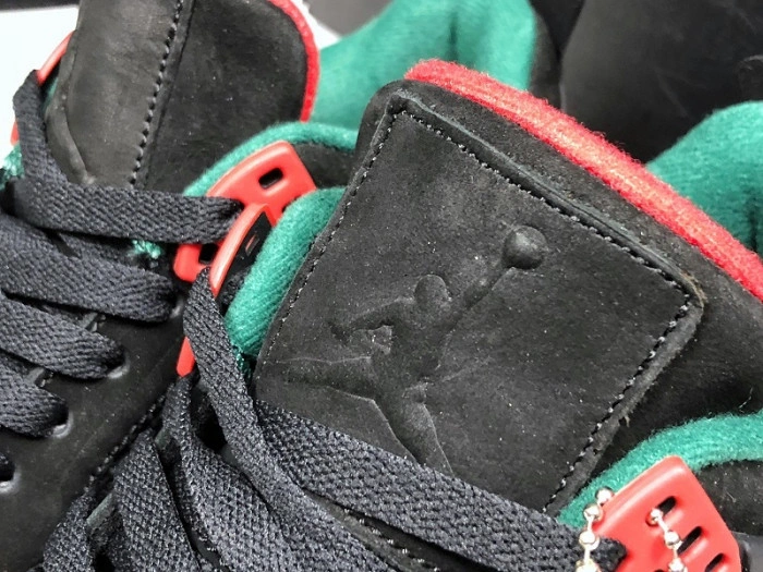 Air Jordan 4 NRG Black Gorge Green-Varsity Red AQ3816-063
