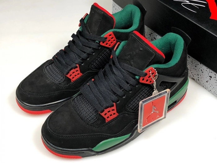 Air Jordan 4 NRG Black Gorge Green-Varsity Red AQ3816-063