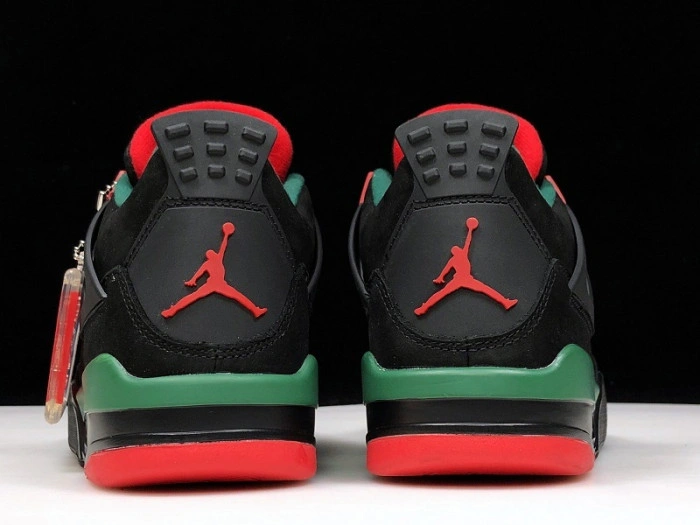 Air Jordan 4 NRG Black Gorge Green-Varsity Red AQ3816-063