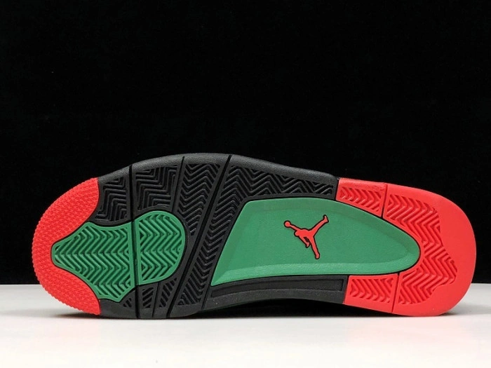 Air Jordan 4 NRG Black Gorge Green-Varsity Red AQ3816-063