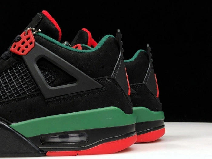 Air Jordan 4 NRG Black Gorge Green-Varsity Red AQ3816-063