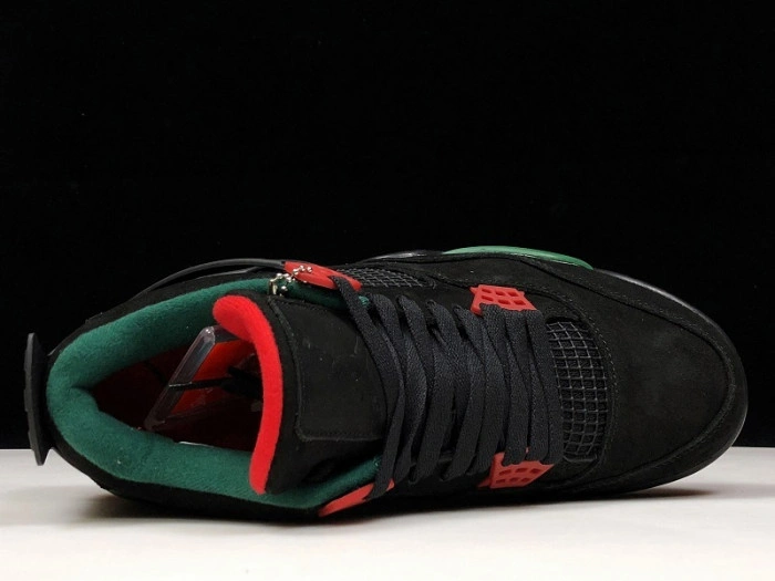 Air Jordan 4 NRG Black Gorge Green-Varsity Red AQ3816-063