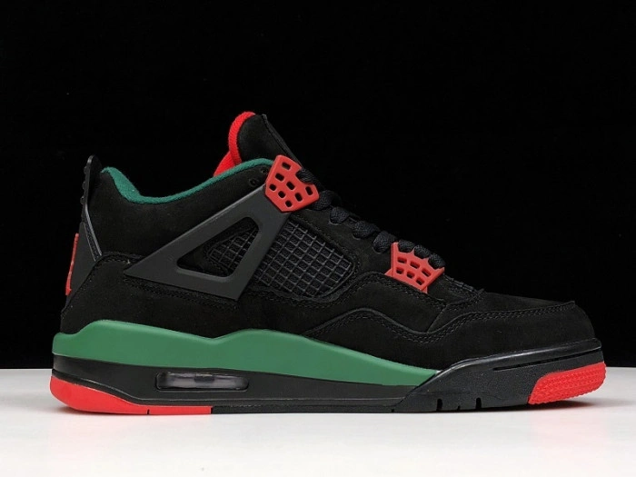Air Jordan 4 NRG Black Gorge Green-Varsity Red AQ3816-063