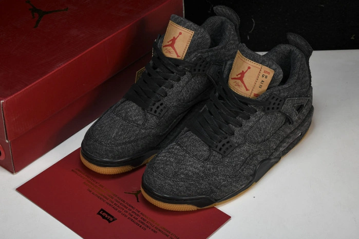 Air Jordan 4 Retro Levis NRG  Levis - Black Denim AO2571-001