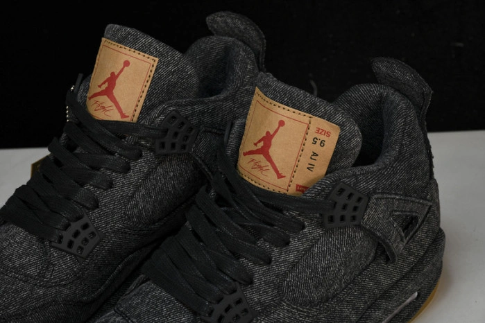 Air Jordan 4 Retro Levis NRG  Levis - Black Denim AO2571-001