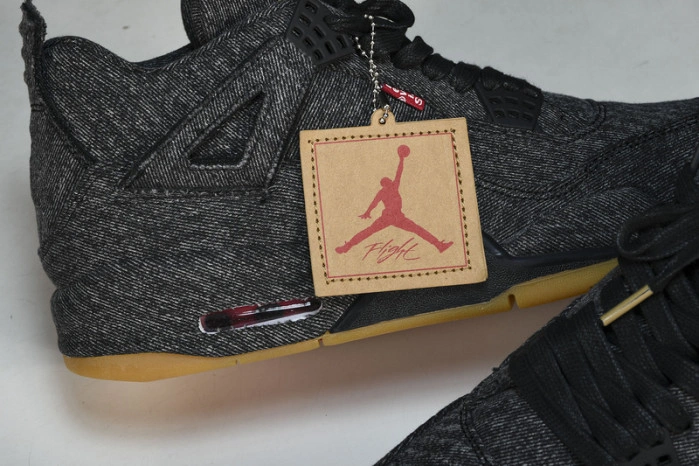 Air Jordan 4 Retro Levis NRG  Levis - Black Denim AO2571-001