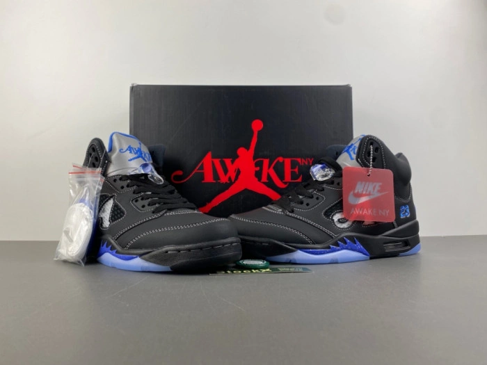 Air Jordan 5  Racer Blue  Awake NY  DV4982-004