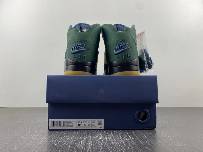 Air Jordan 5 "Navy Green” AMM  FZ5758-003