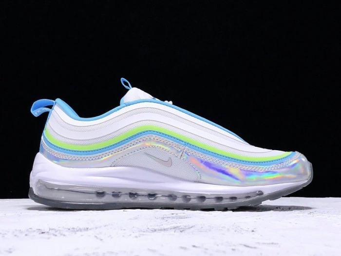 Air Max 97 UL 17 SE White Hologram Blue Women Running BV6670-101