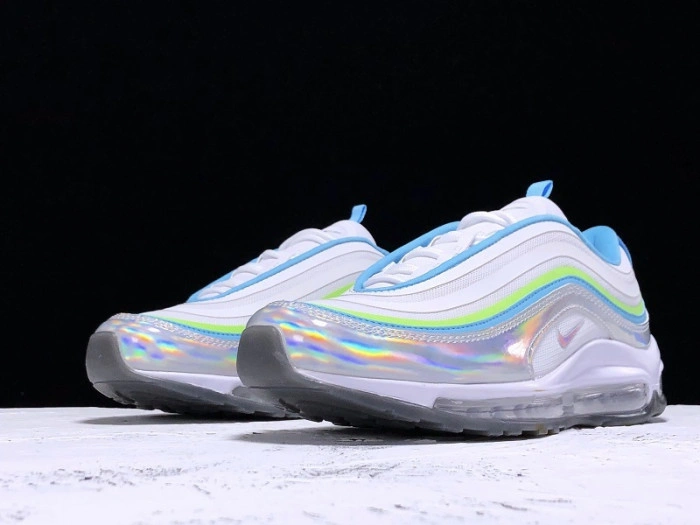 Air Max 97 UL 17 SE White Hologram Blue Women Running BV6670-101