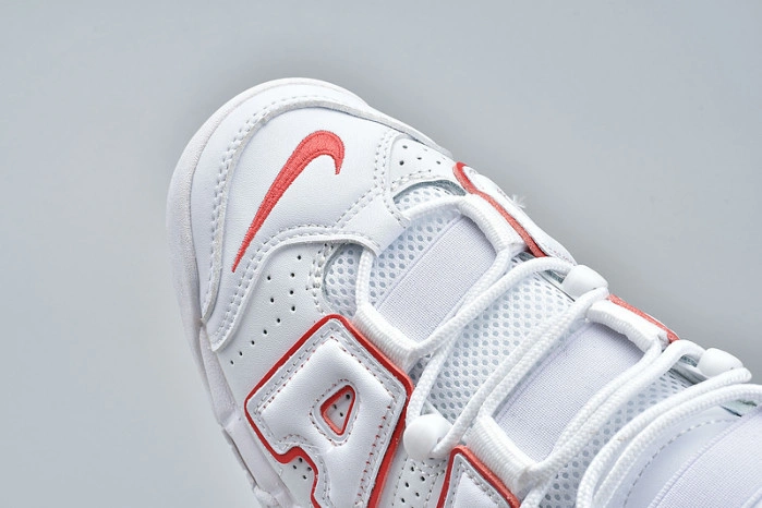 Air More Uptempo White Varsity Red Outline  921948-102