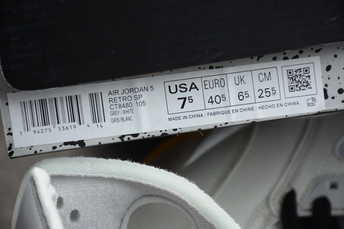 Air​ Jordan 5 x​O-W AJ5 ow 3M  CT8480-105