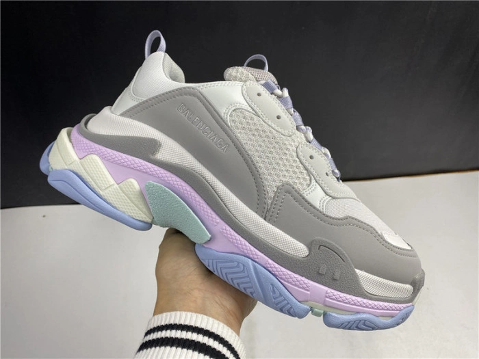 BALENCIAGA Sneaker Triple.s.Gomma Gray Purple And Pink 536737 W2FW1 1977