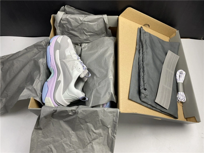 BALENCIAGA Sneaker Triple.s.Gomma Gray Purple And Pink 536737 W2FW1 1977