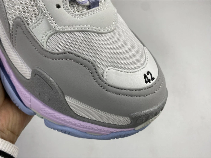 BALENCIAGA Sneaker Triple.s.Gomma Gray Purple And Pink 536737 W2FW1 1977