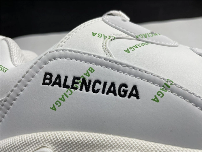 BALENCIAGA Sneaker Triple.s.Gomma White Green 536737 W5FW6 1956