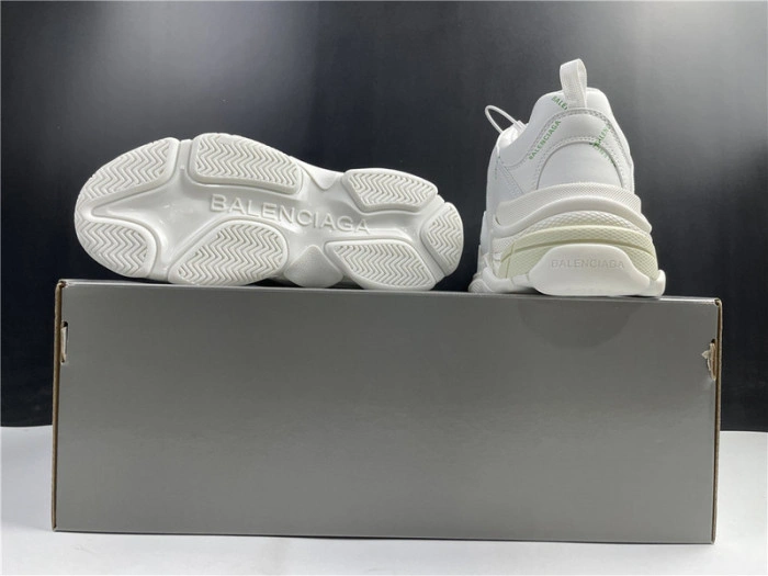 BALENCIAGA Sneaker Triple.s.Gomma White Green 536737 W5FW6 1956