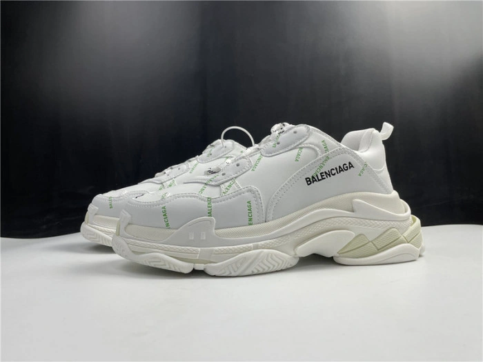BALENCIAGA Sneaker Triple.s.Gomma White Green 536737 W5FW6 1956