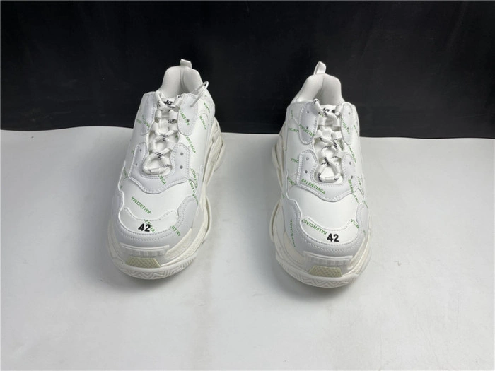 BALENCIAGA Sneaker Triple.s.Gomma White Green 536737 W5FW6 1956