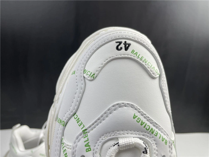 BALENCIAGA Sneaker Triple.s.Gomma White Green 536737 W5FW6 1956
