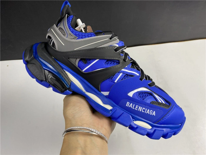 BALENCIAGA Track Trainer  Blue And Black 542436 W3AC1 2047
