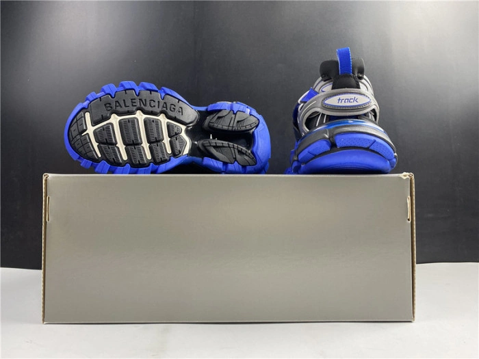 BALENCIAGA Track Trainer  Blue And Black 542436 W3AC1 2047