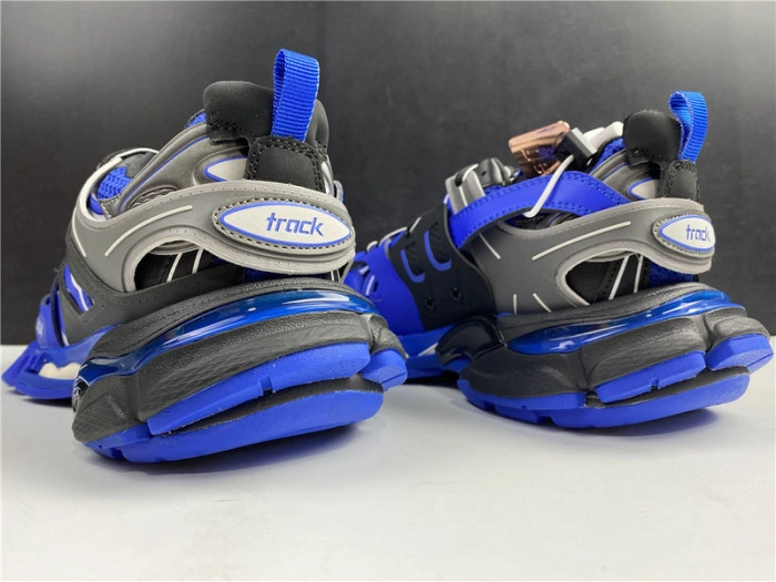 BALENCIAGA Track Trainer  Blue And Black 542436 W3AC1 2047