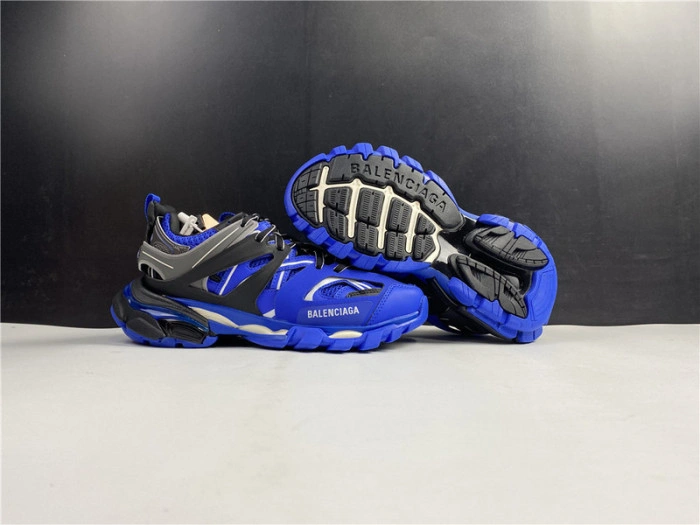 BALENCIAGA Track Trainer  Blue And Black 542436 W3AC1 2047