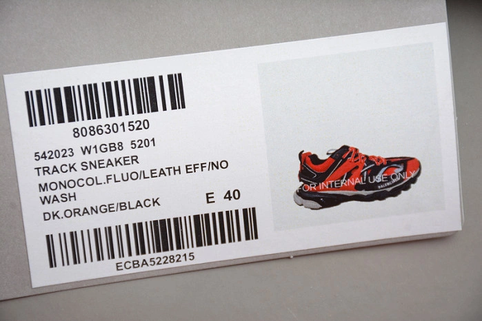 BALENCIAGA Track Trainer  Red And Black 542023 W1GB8 5201