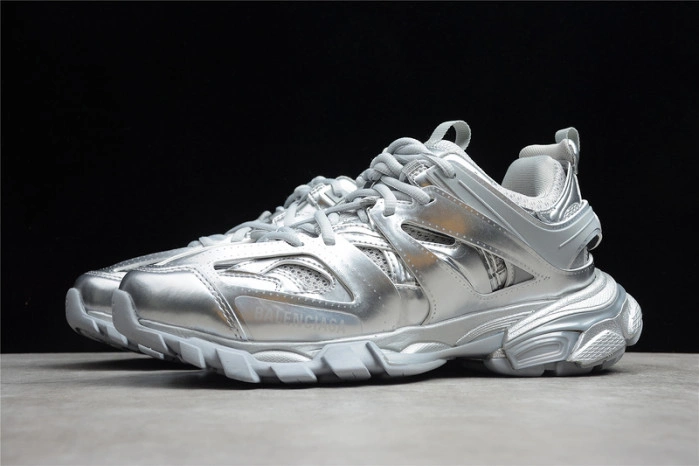 BALENCIAGA Track Trainer Full Silver Matllic 542023W2FS38100