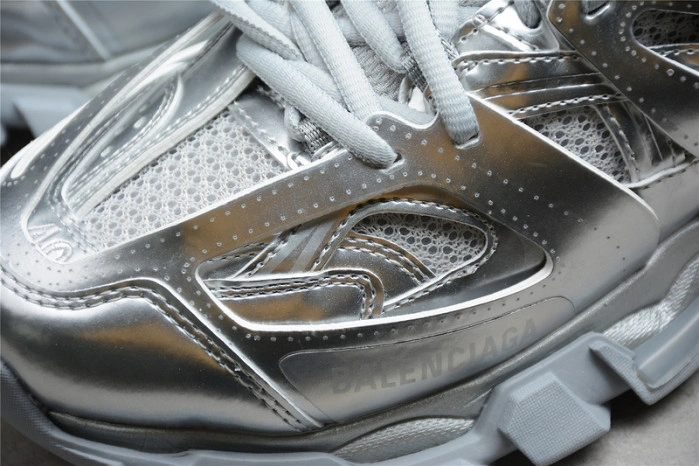 BALENCIAGA Track Trainer Full Silver Matllic 542023W2FS38100