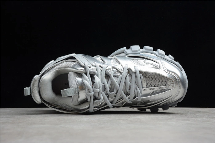 BALENCIAGA Track Trainer Full Silver Matllic 542023W2FS38100