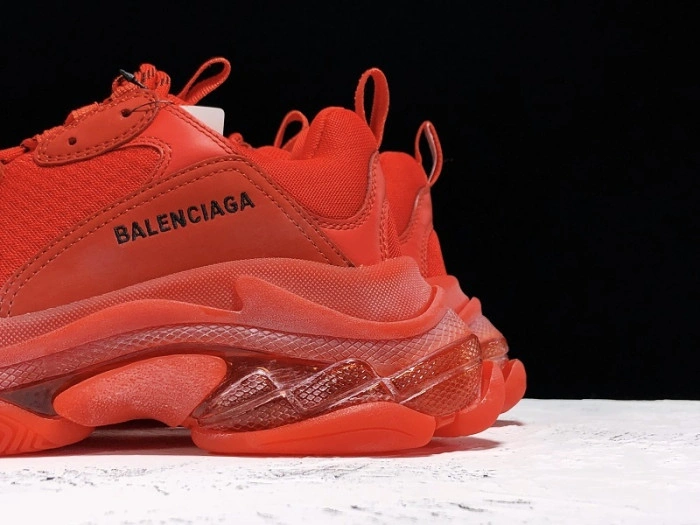 BLCG  Triple. S. Trainers 'CLEAR SOLE' RED  541624 W09O1 6500