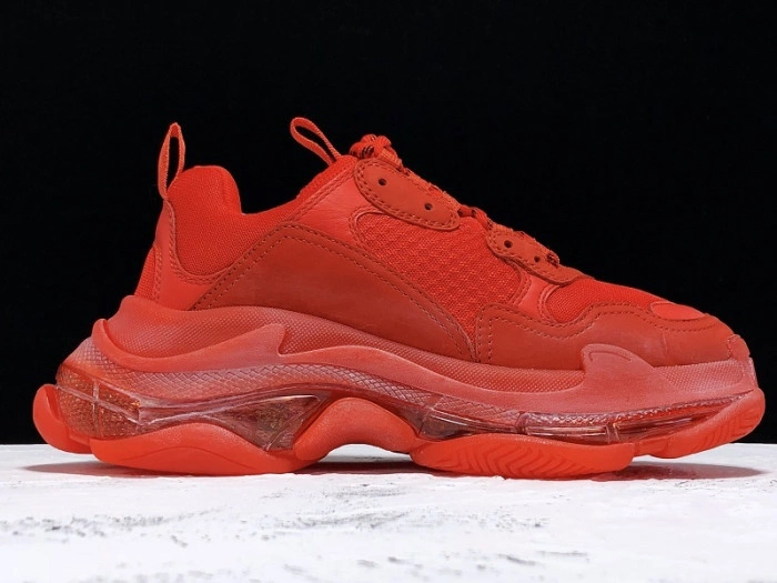 BLCG  Triple. S. Trainers 'CLEAR SOLE' RED  541624 W09O1 6500