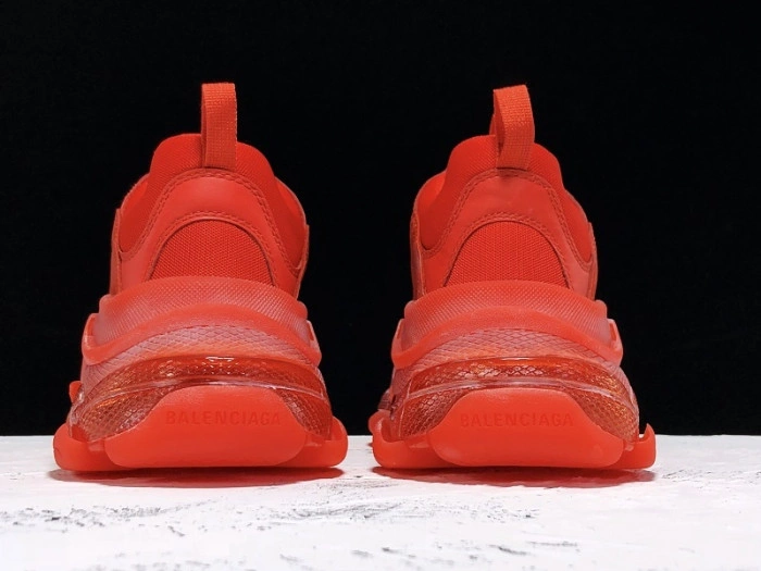 BLCG  Triple. S. Trainers 'CLEAR SOLE' RED  541624 W09O1 6500