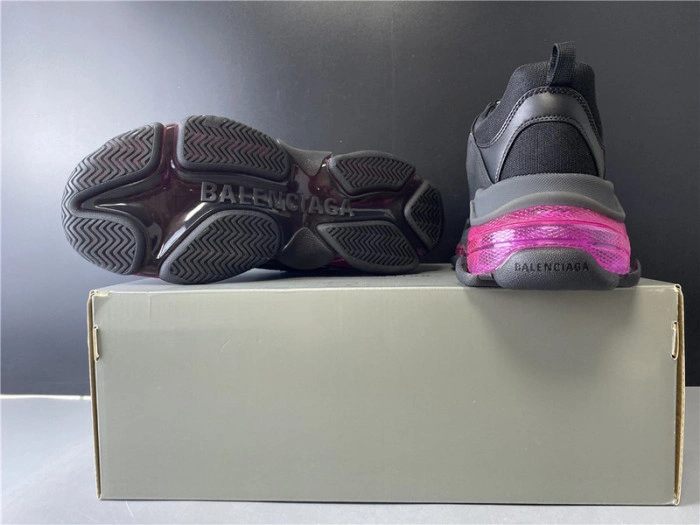 BLCG Sneaker Triple.s.Gomma Black Plum Red 541624 W09O1 0829