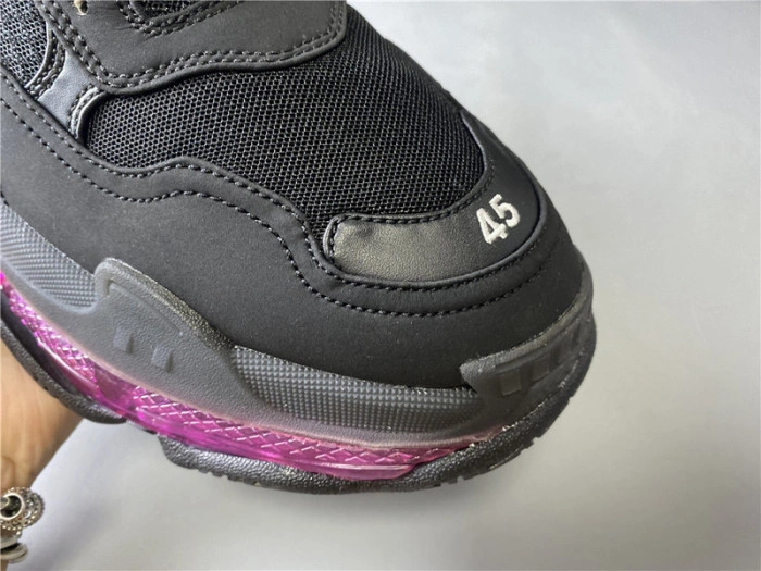 BLCG Sneaker Triple.s.Gomma Black Plum Red 541624 W09O1 0829
